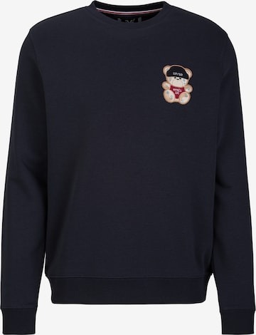 19V69 ITALIA - Sweatshirt 'Nico Aprés Ski' em azul: frente