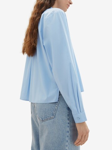 TOM TAILOR Bluse in Blau