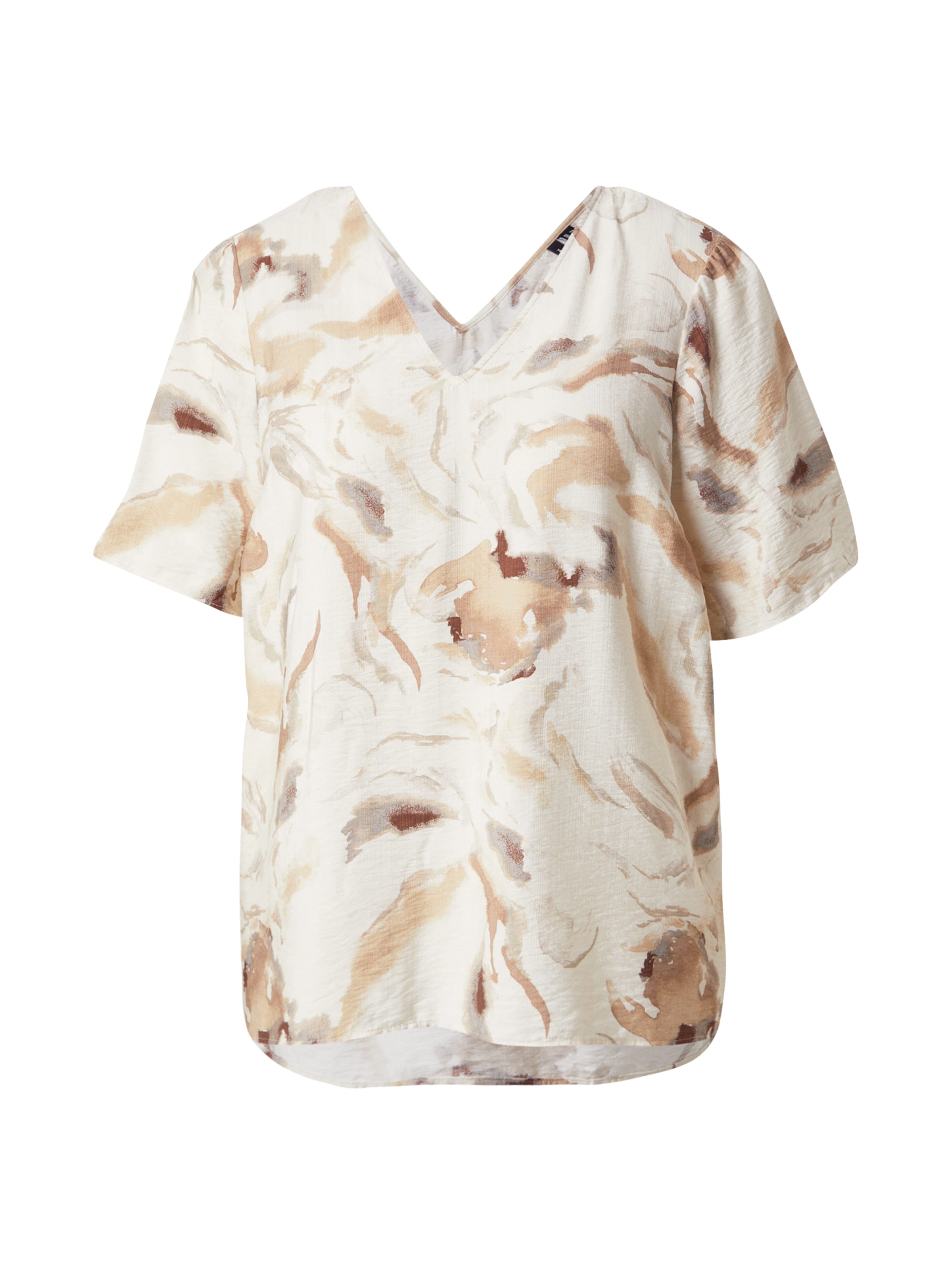 Vero Moda Curve Bluse 'VMCCille' i beige: forside