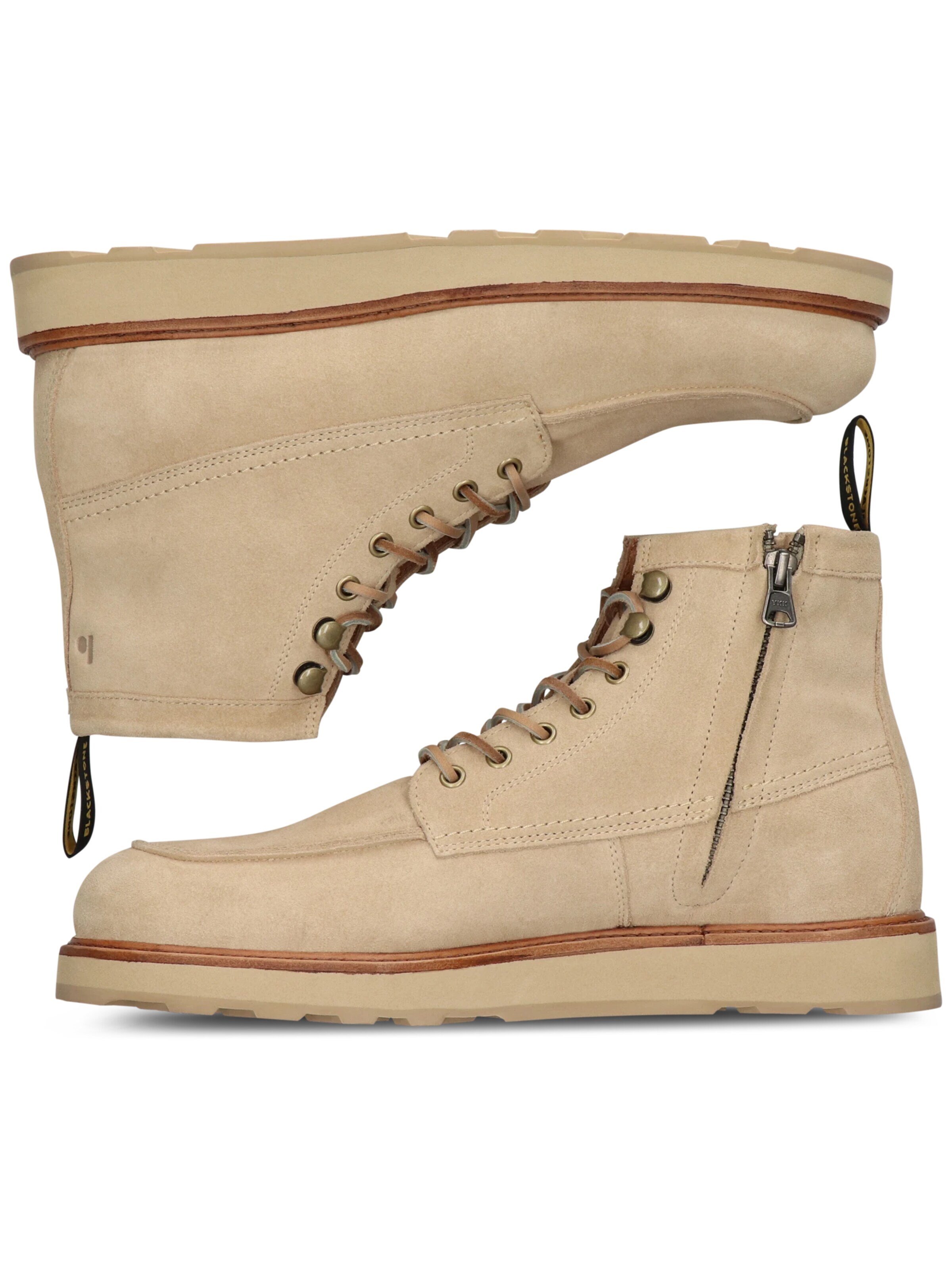 BLACKSTONE Schnürboots 'PERIDOT ASHER HIGH'‌‌‌‌‌‌ in Beige