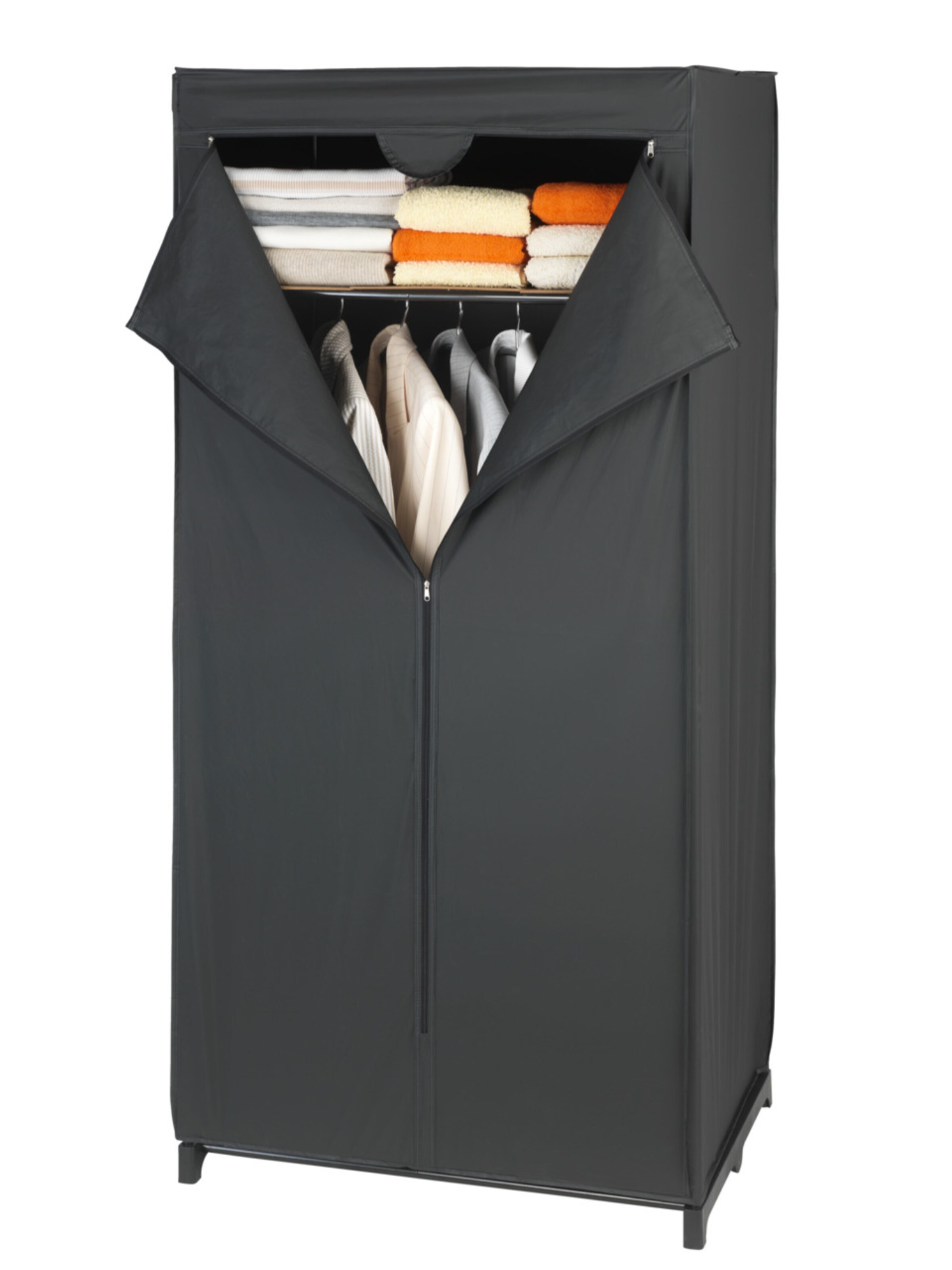 Wenko Laundry Basket in Black