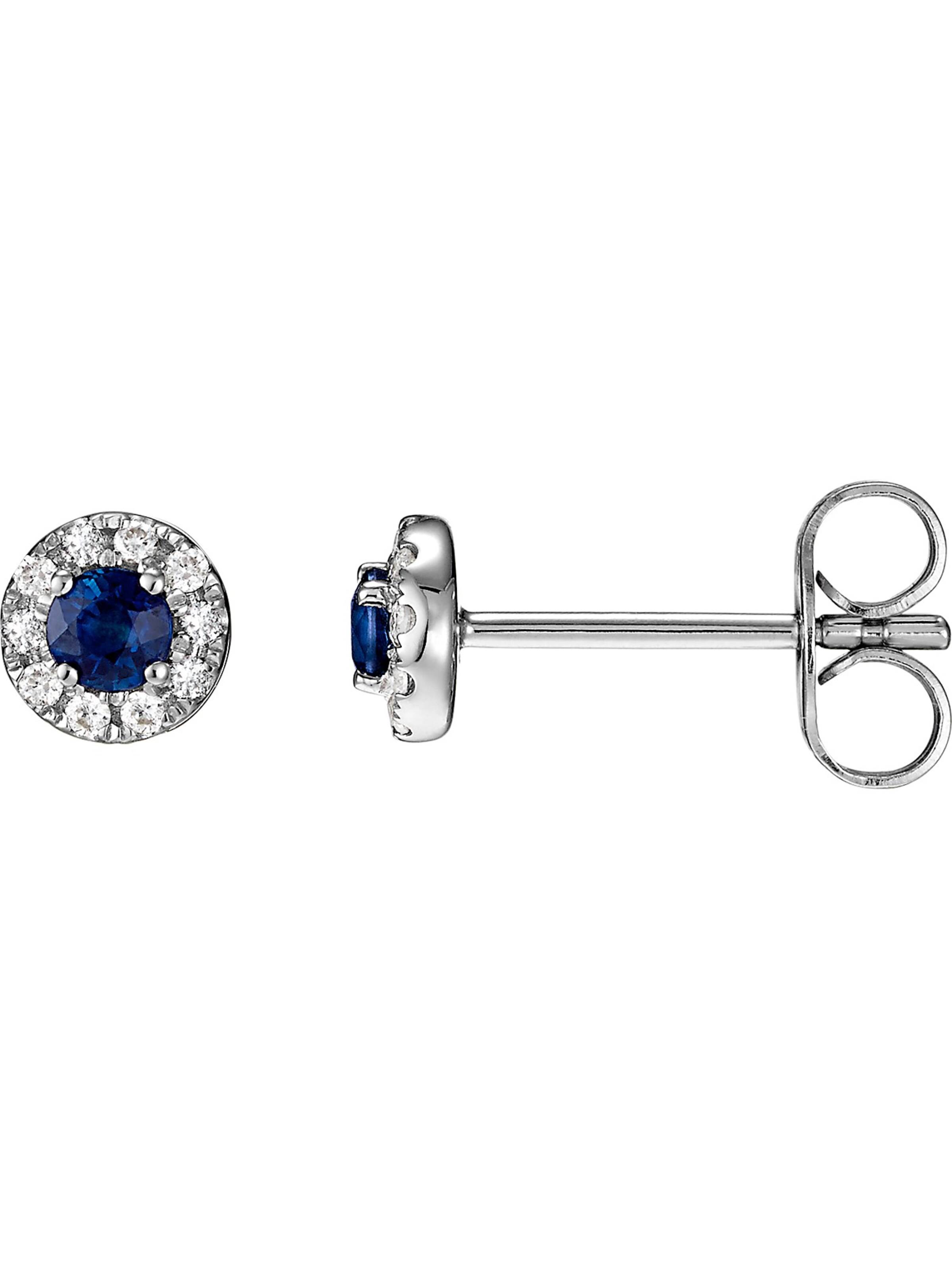 CHRIST Ohrringe in Weiß