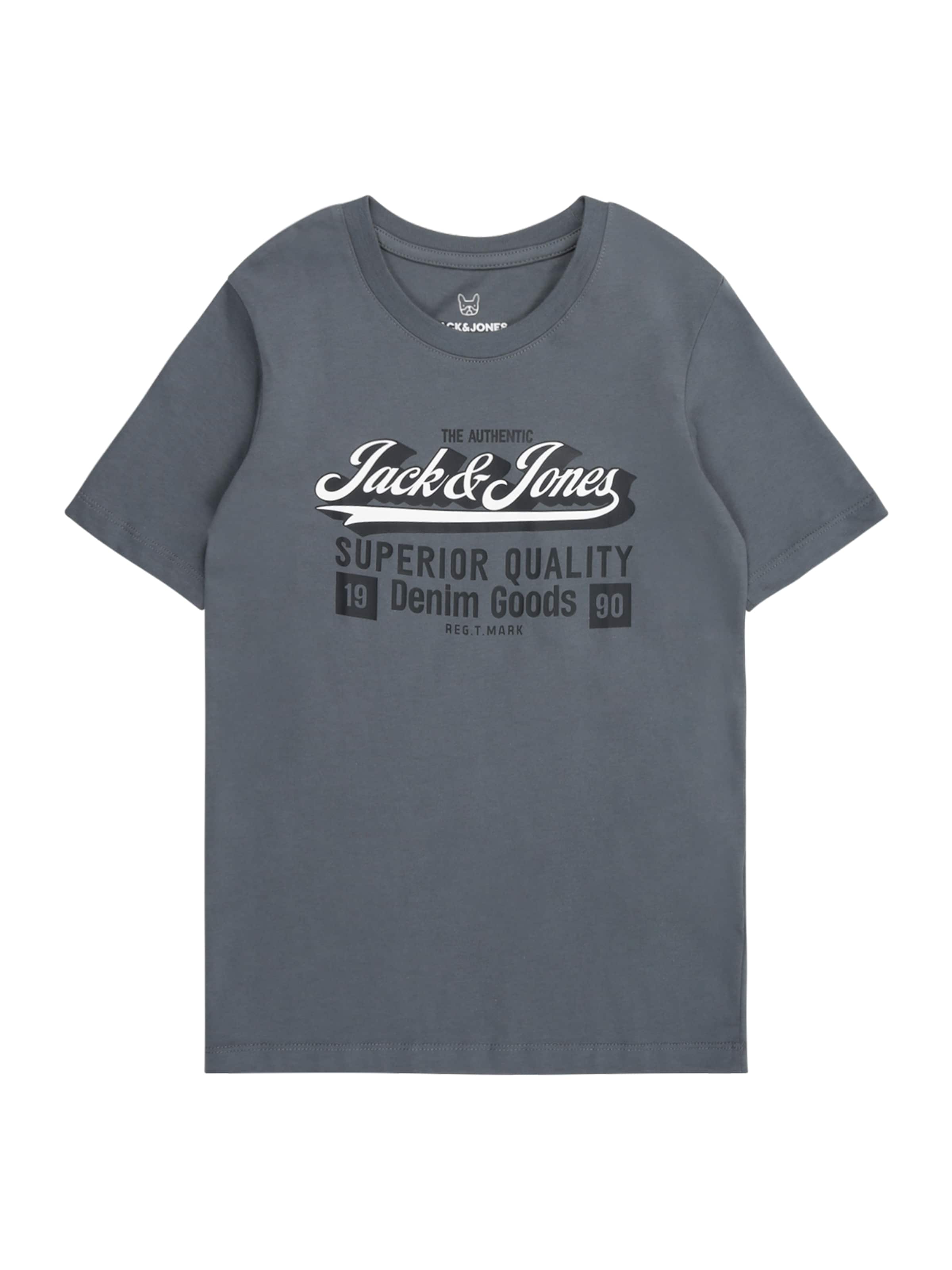 Tricou de la Jack & Jones Junior pe albastru: față