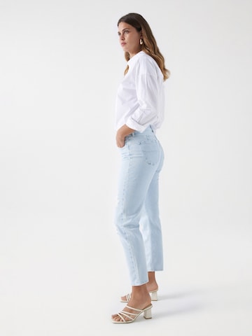 Coupe slim Jean Salsa Jeans en bleu