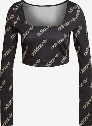 ADIDAS ORIGINALS Shirt in hellgrau / schwarz, Produktansicht