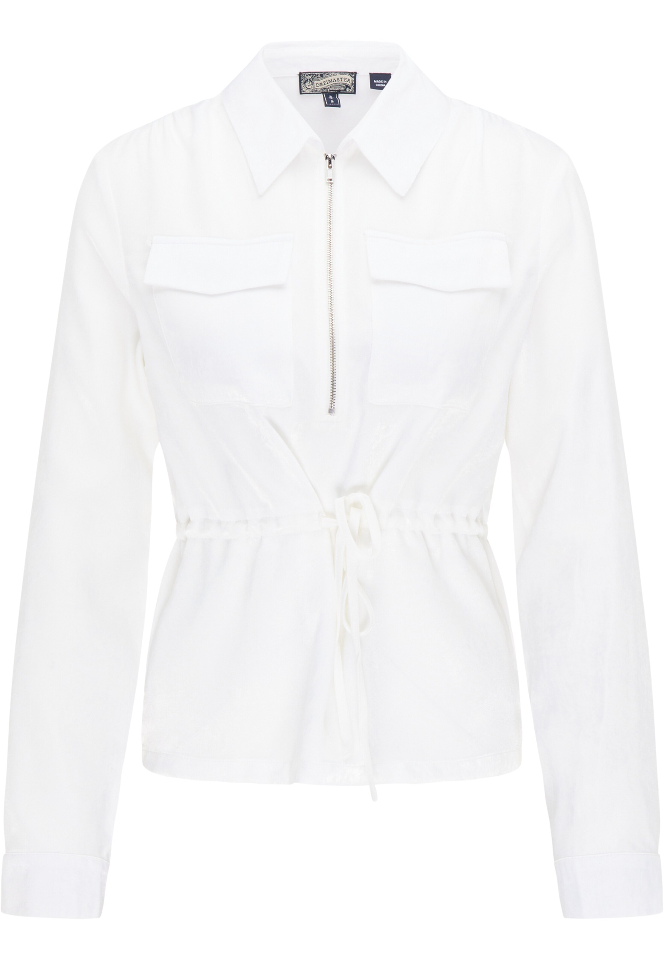 DreiMaster Vintage - Blusa en blanco: frente