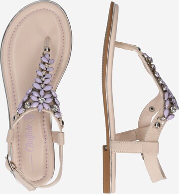 BUFFALO T-Bar Sandals 'Rosalie' in Purple