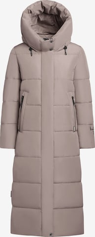 khujo Pitkä talvitakki ' SOULANI5' värissä beige: etupuoli