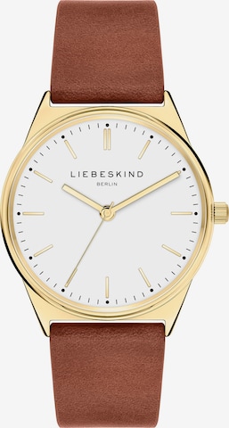 Liebeskind Berlin Zegarek analogowy w kolorze brązowy: przód