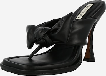 River Island Teenslipper in Zwart: voorkant