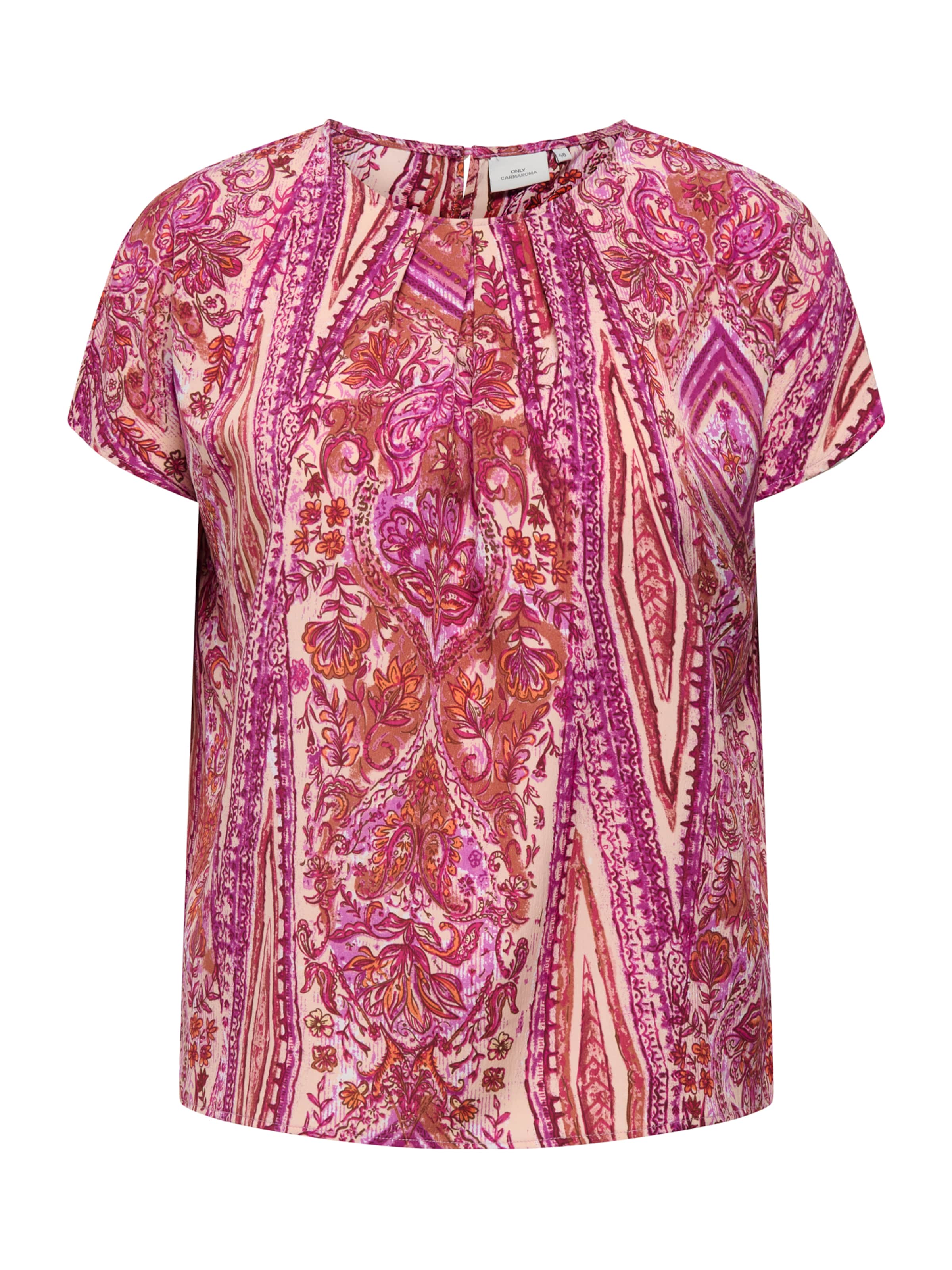 ONLY Carmakoma Μπλούζα 'Carnova' σε ροζ: μπροστά