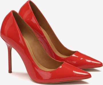 Kazar - Zapatos con plataforma en rojo