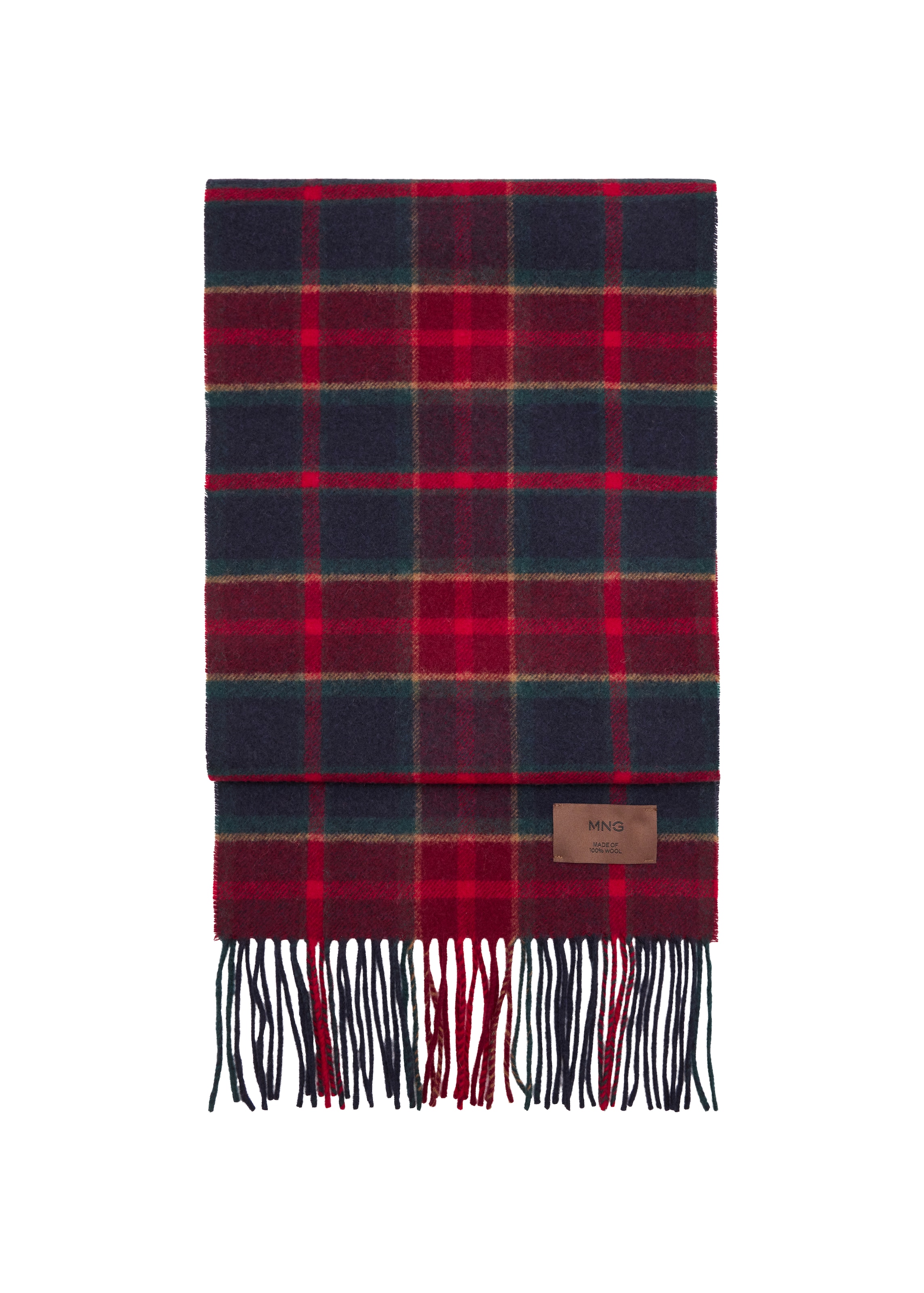 MANGO Scarf 'SAUCHIE' in Red: top
