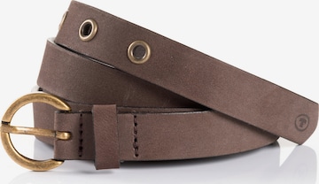 TOM TAILOR - Cinturón 'JANET' en marrón: frente