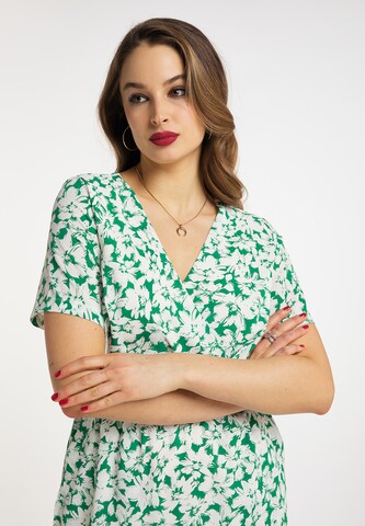 faina Summer Dress in Green