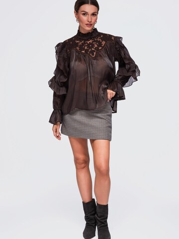 Ombre - Blusa en marrón