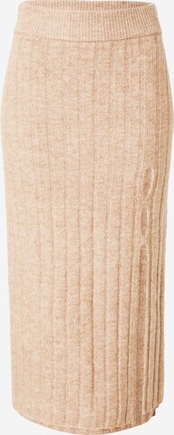 florence by mills exclusive for ABOUT YOU Skirt 'Birka' in Beige: front