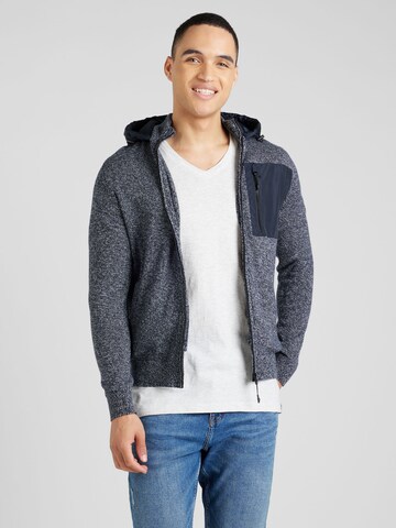 s.Oliver Knit Cardigan in Blue: front