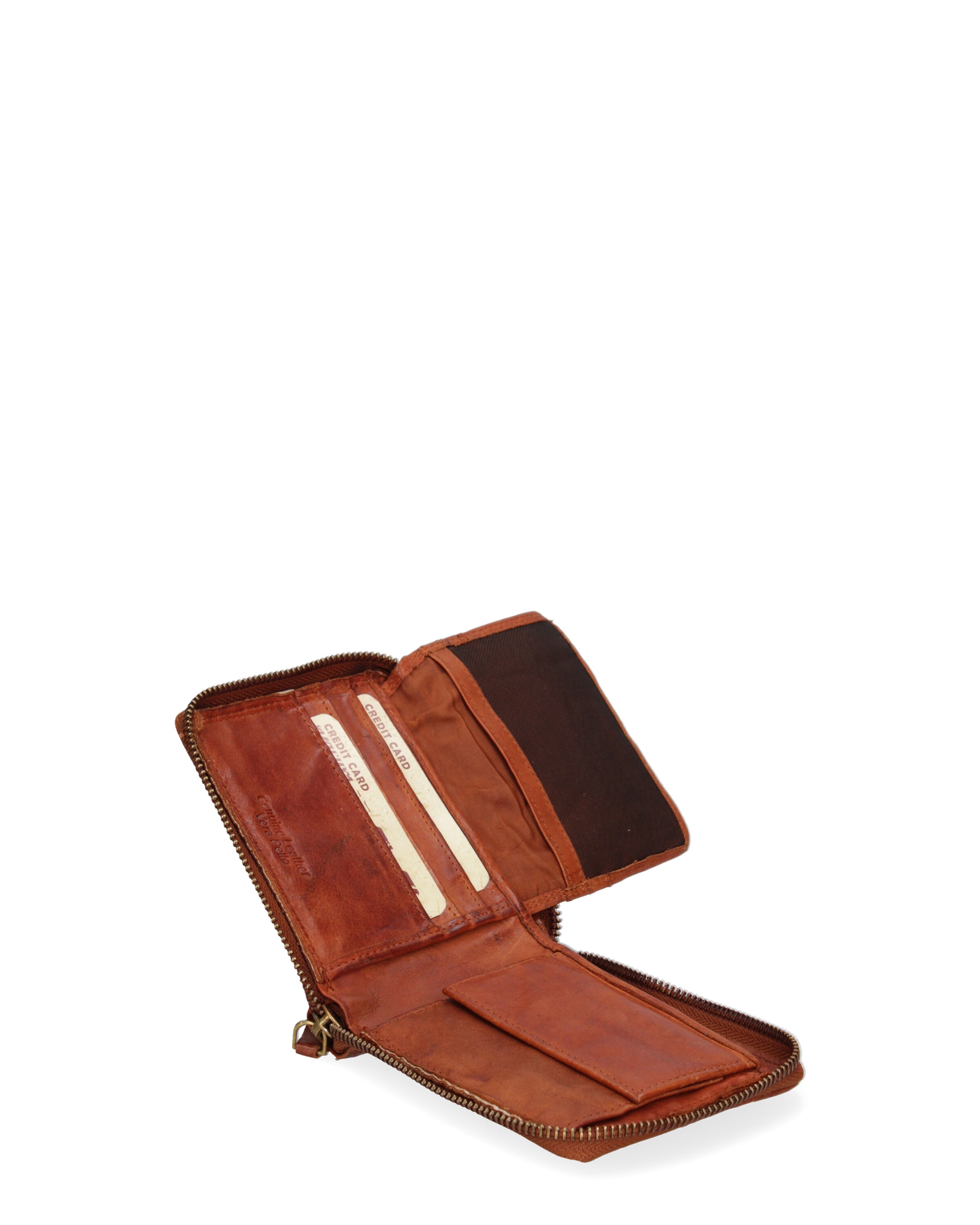 Route 66 Portemonnee in Bruin