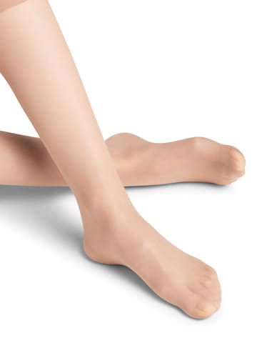 FALKE Knee High Socks 'Pure Matt' in Brown