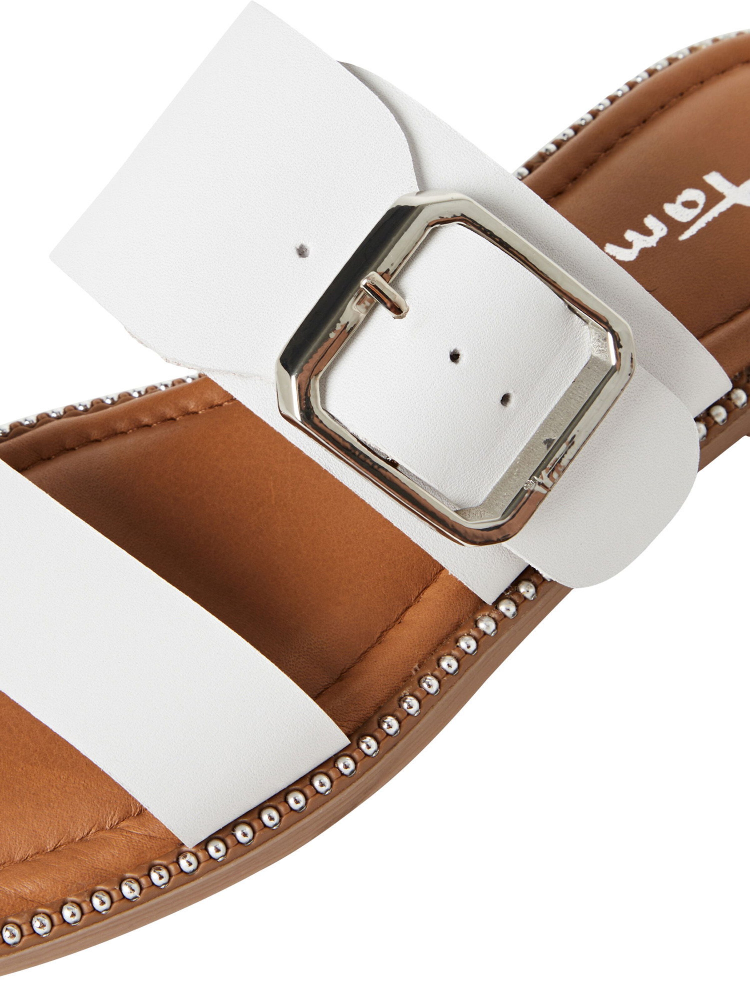 Tamaris Pantolette in Weiß