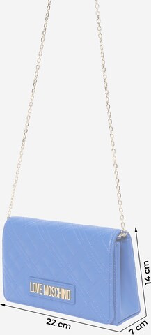 Love Moschino Clutch in Blau