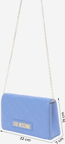 Love Moschino Clutch in Blau