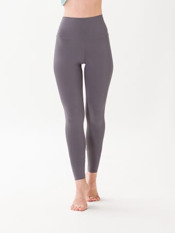 Les Lunes Skinny Leggings 'Luna' in Grijs: voorkant