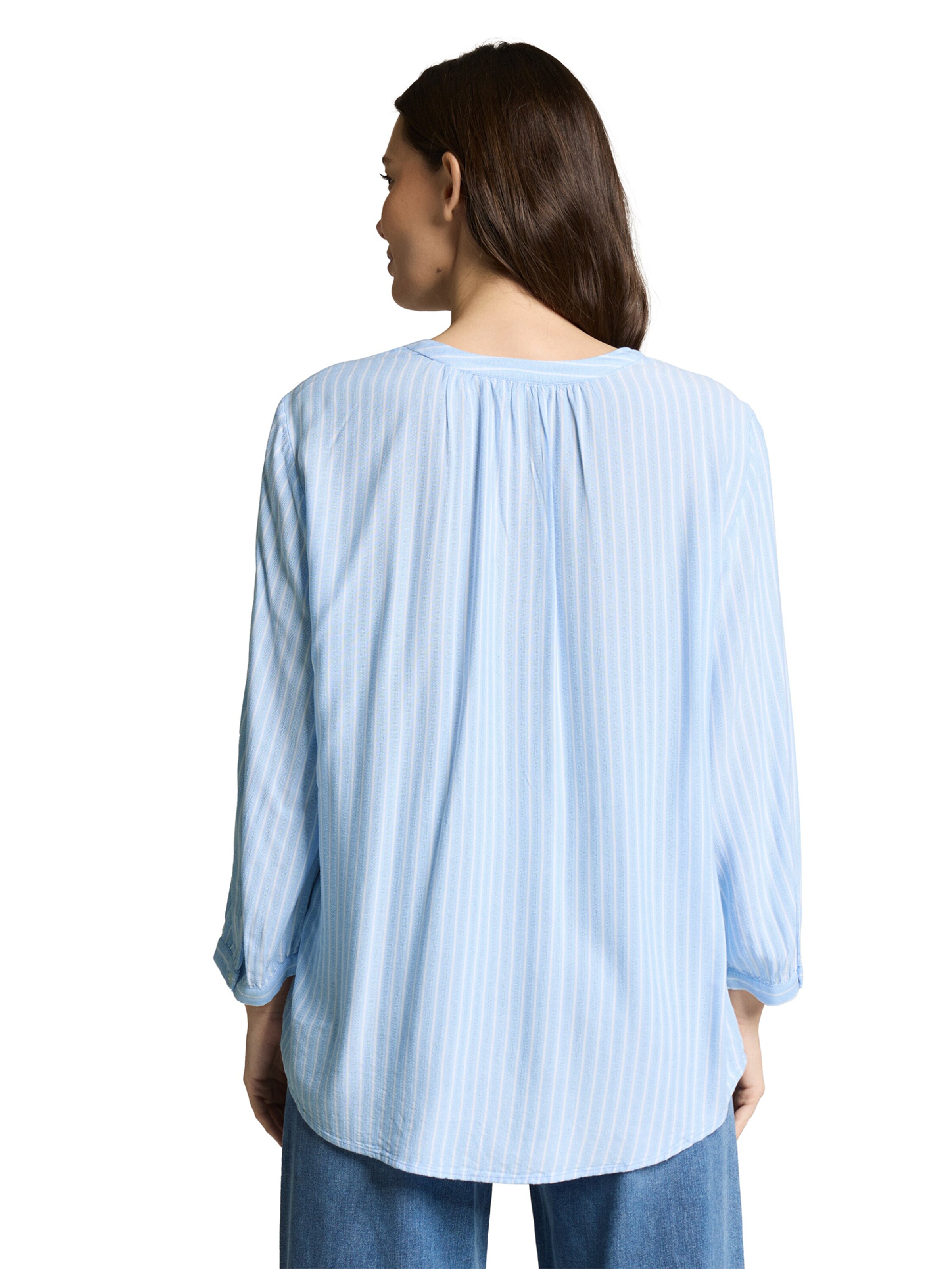TOM TAILOR Bluse in Blau