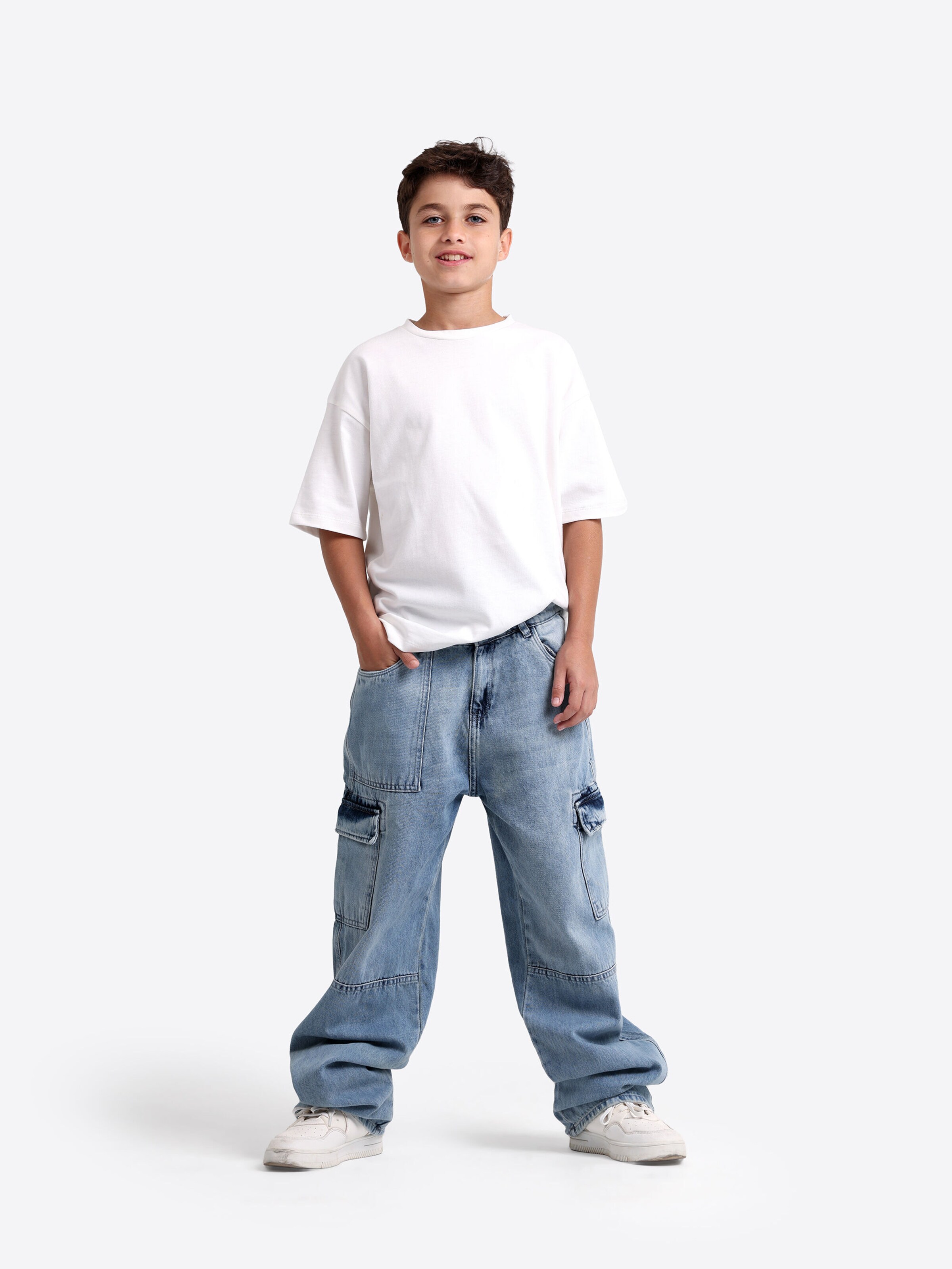 Solang Regular Broek in Blauw: voorkant