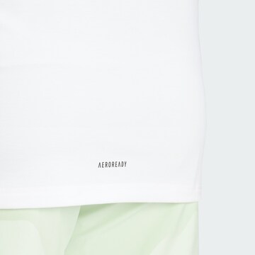 T-Shirt fonctionnel 'Designed for Training' ADIDAS PERFORMANCE en blanc