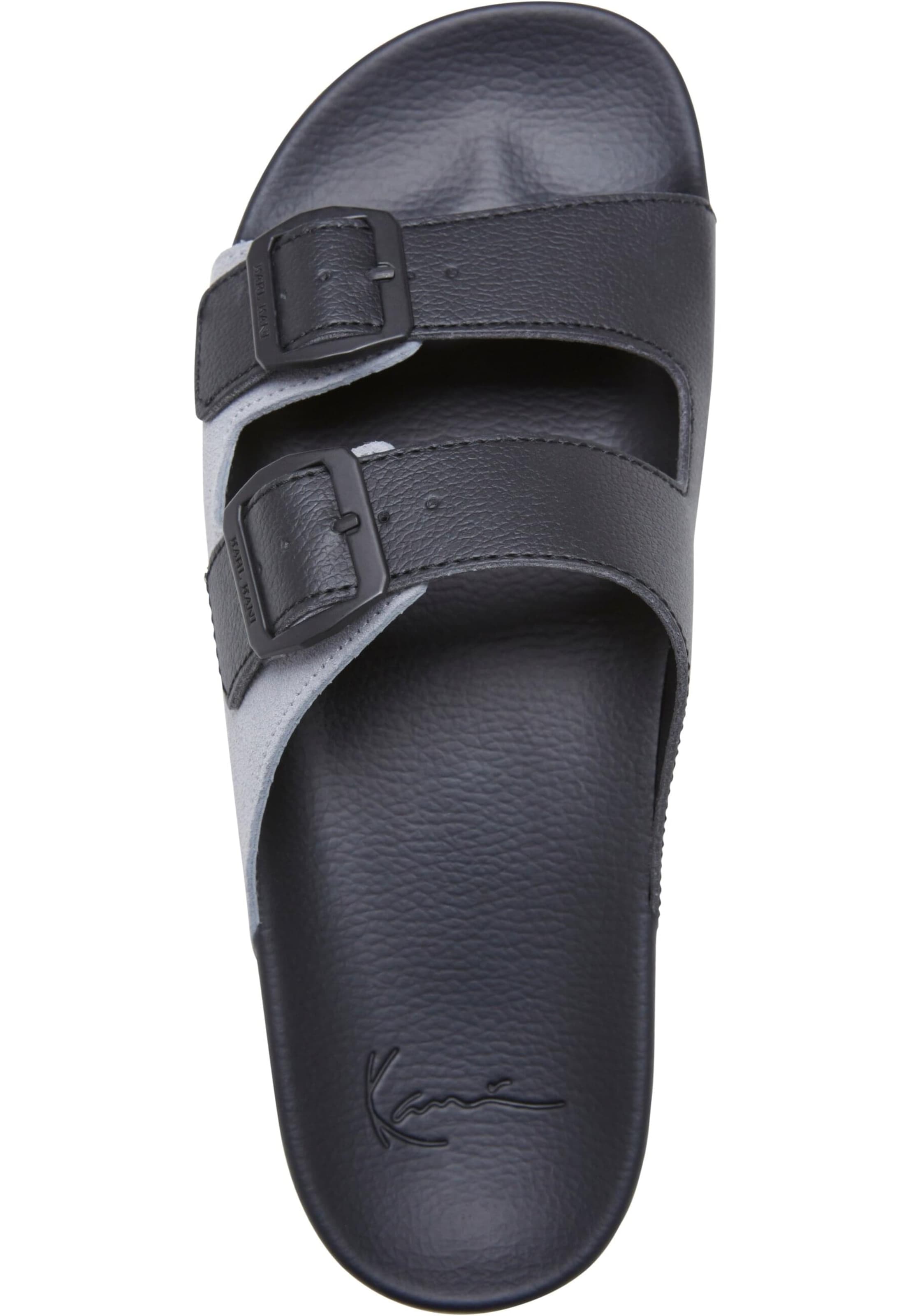 pelēks Karl Kani Ādas čības