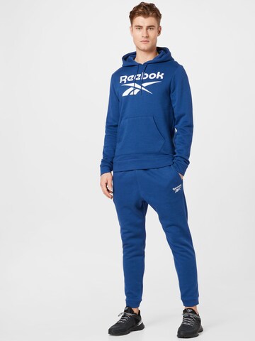 Tuta da jogging di Reebok in blu: frontale