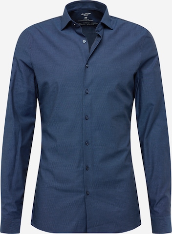 Coupe regular Chemise OLYMP en bleu : devant