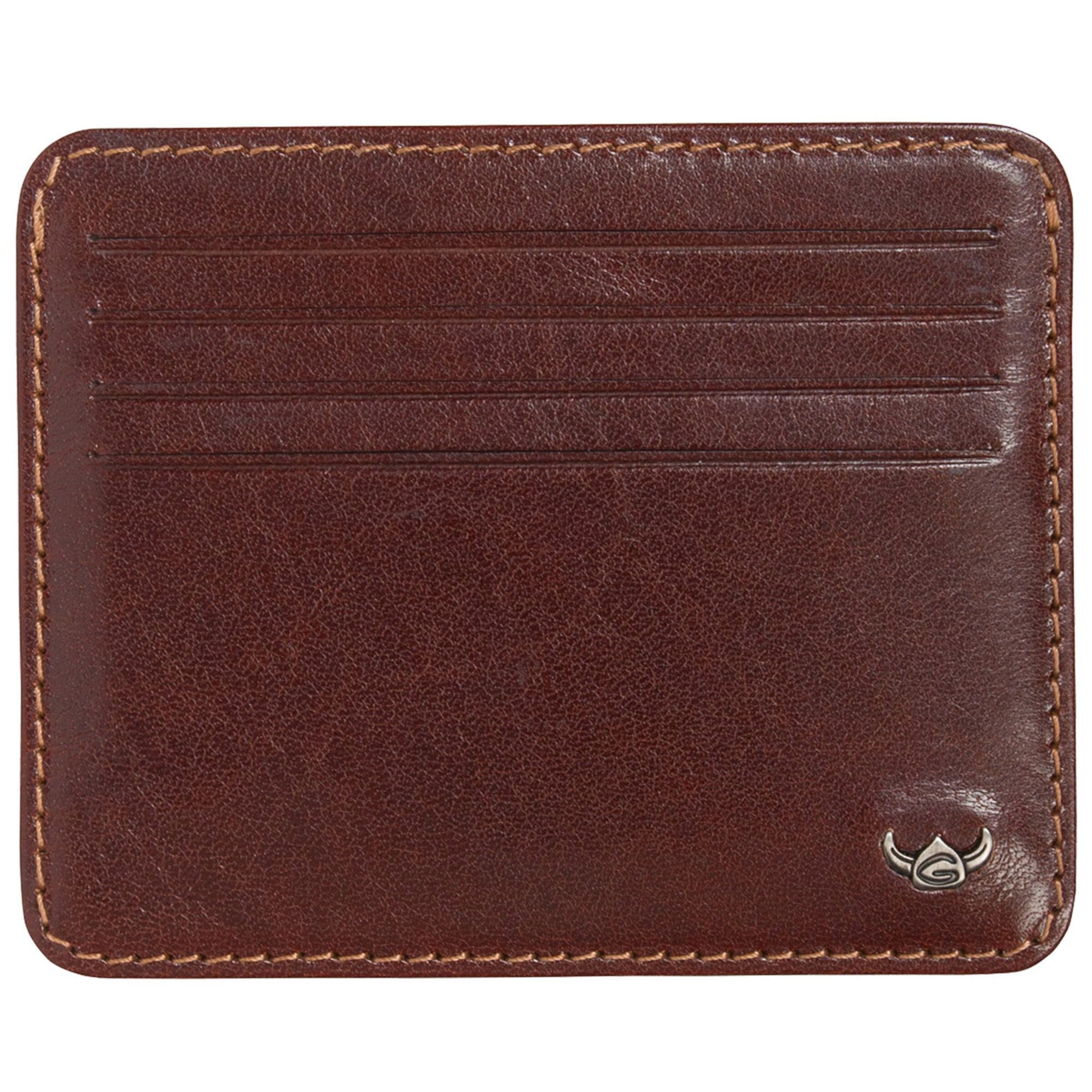Porte-monnaies 'Colorado' GOLDEN HEAD en marron : devant