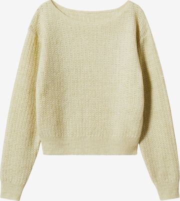 Pull-over 'Rey' MANGO en vert : devant