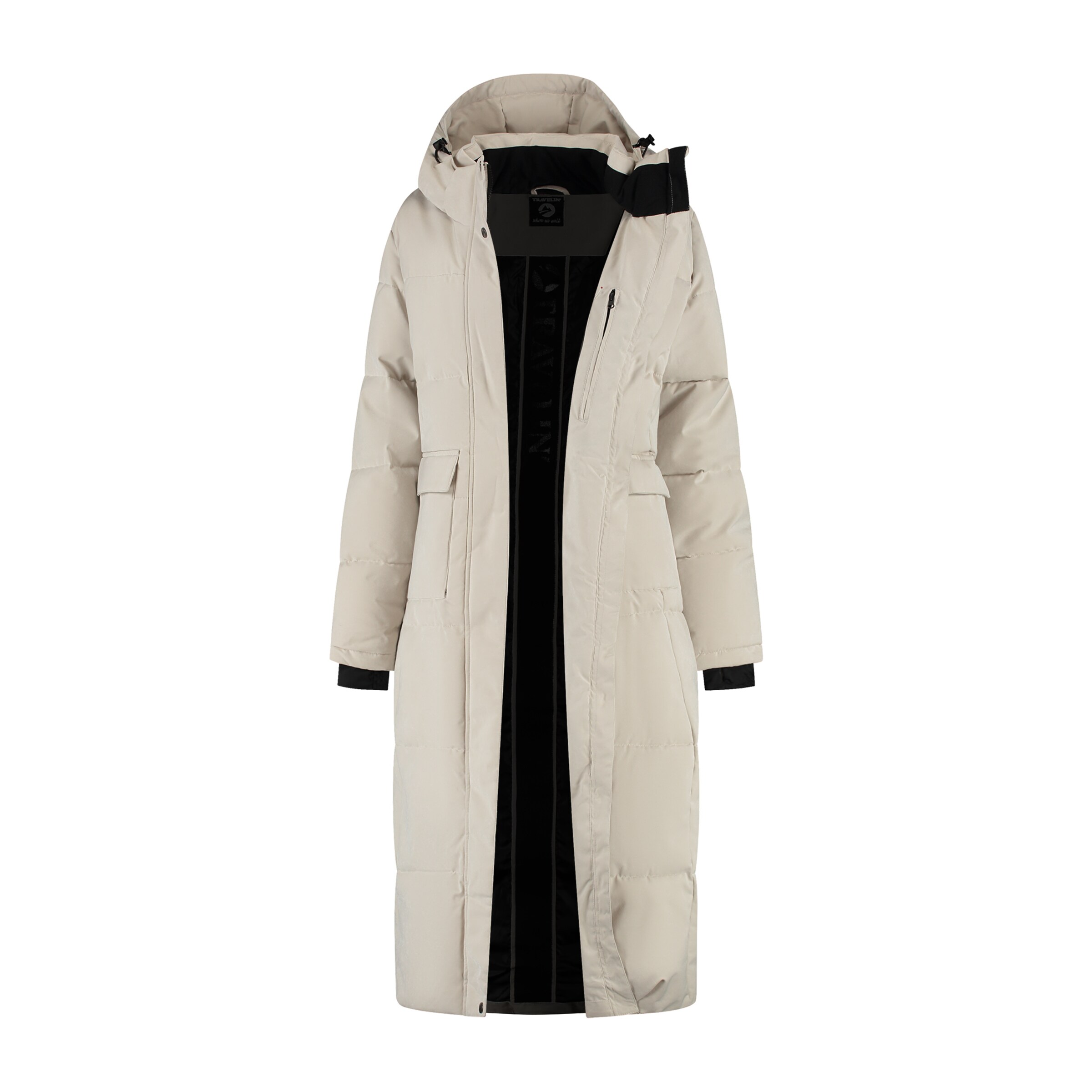 Travelin Winter jacket 'Franska' in Beige
