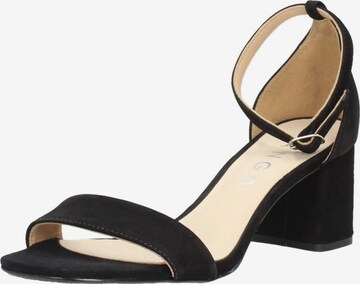 Tango Riemensandale 'Brooklynn' in Schwarz: Vorderseite