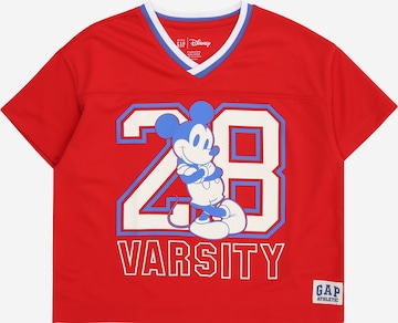 T-Shirt GAP en rouge : devant