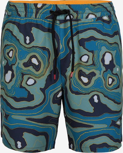 O'NEILL Badeshorts i navy / turkis / himmelblå / gul, Produktvisning