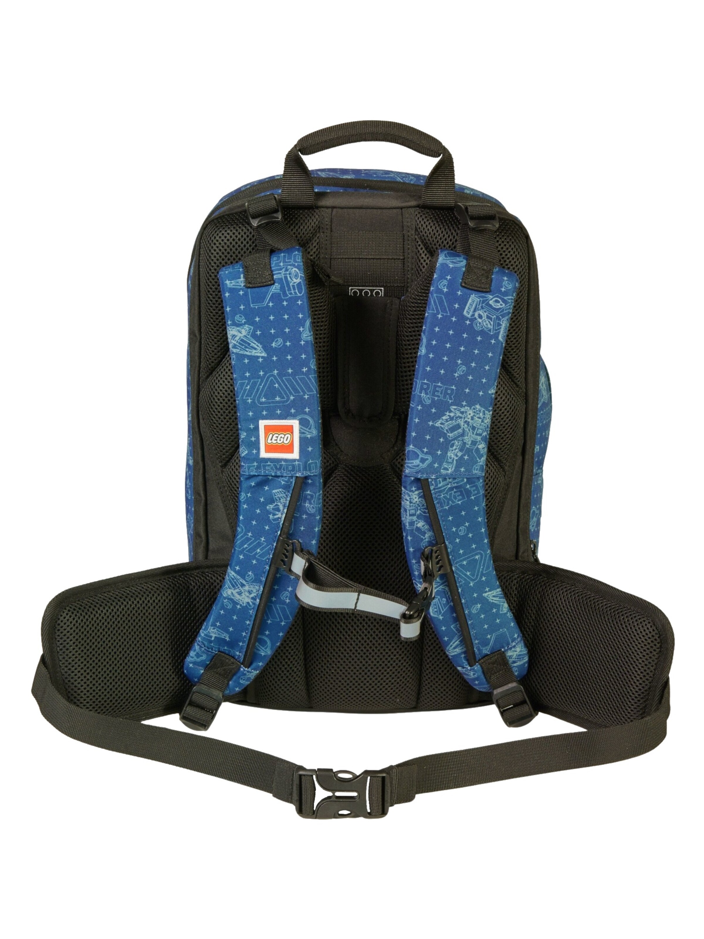 LEGO Rucksack 'LEGO Bricks Petersen School Backpack'‌‌ in Blau