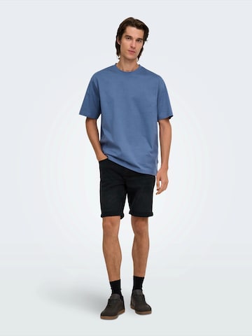 Only & Sons Shirt 'ONSFred' in Blue