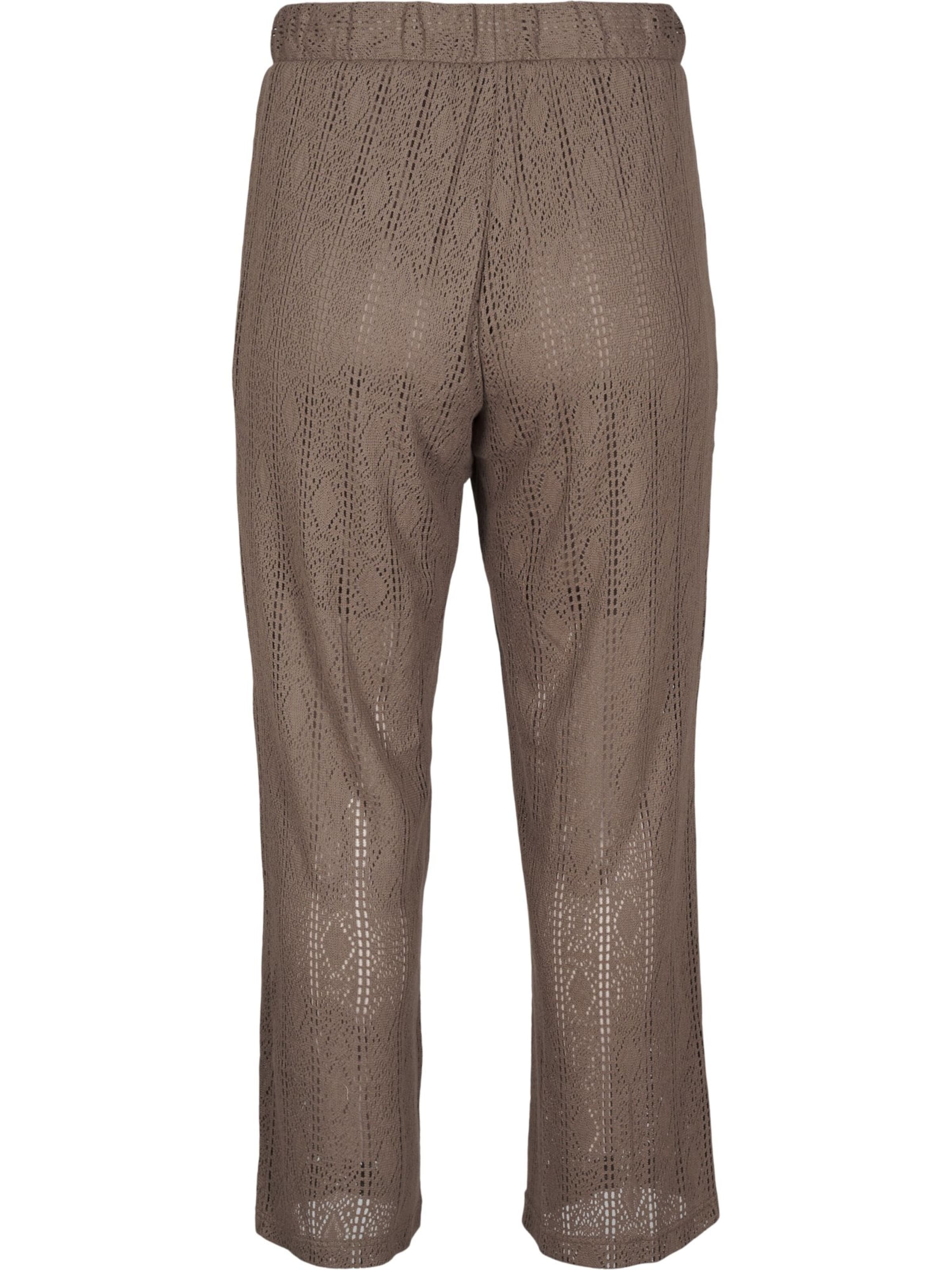 Zizzi - Regular Calças 'VJady' em castanho