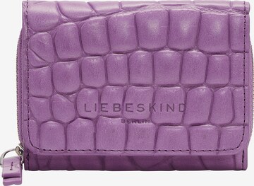 Liebeskind Berlin Wallet in Purple: front