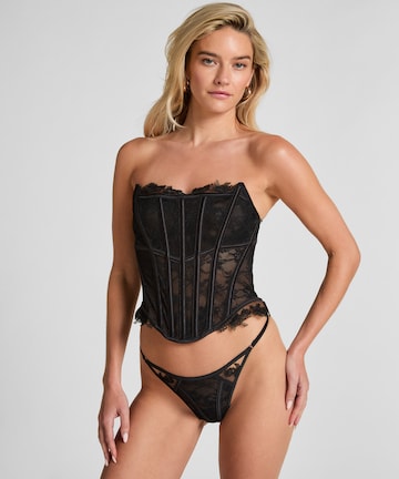 Hunkemöller String 'Julia' in Schwarz