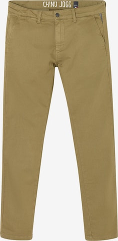 Le Temps Des Cerises Chinohose 'Jogg' in Grün: Vorderseite