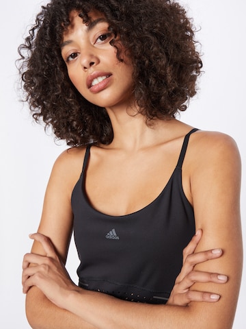 ADIDAS SPORTSWEAR Sportovní top 'Hiit 45 Seconds ' – černá