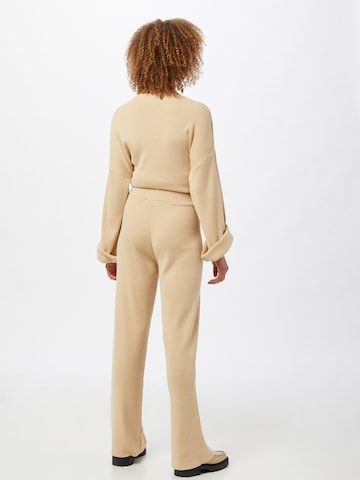 ABOUT YOU Limited Loosefit Broek 'Amalia' in Beige