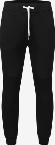 behype Slim fit Pants 'JOGGERY' in Black: front