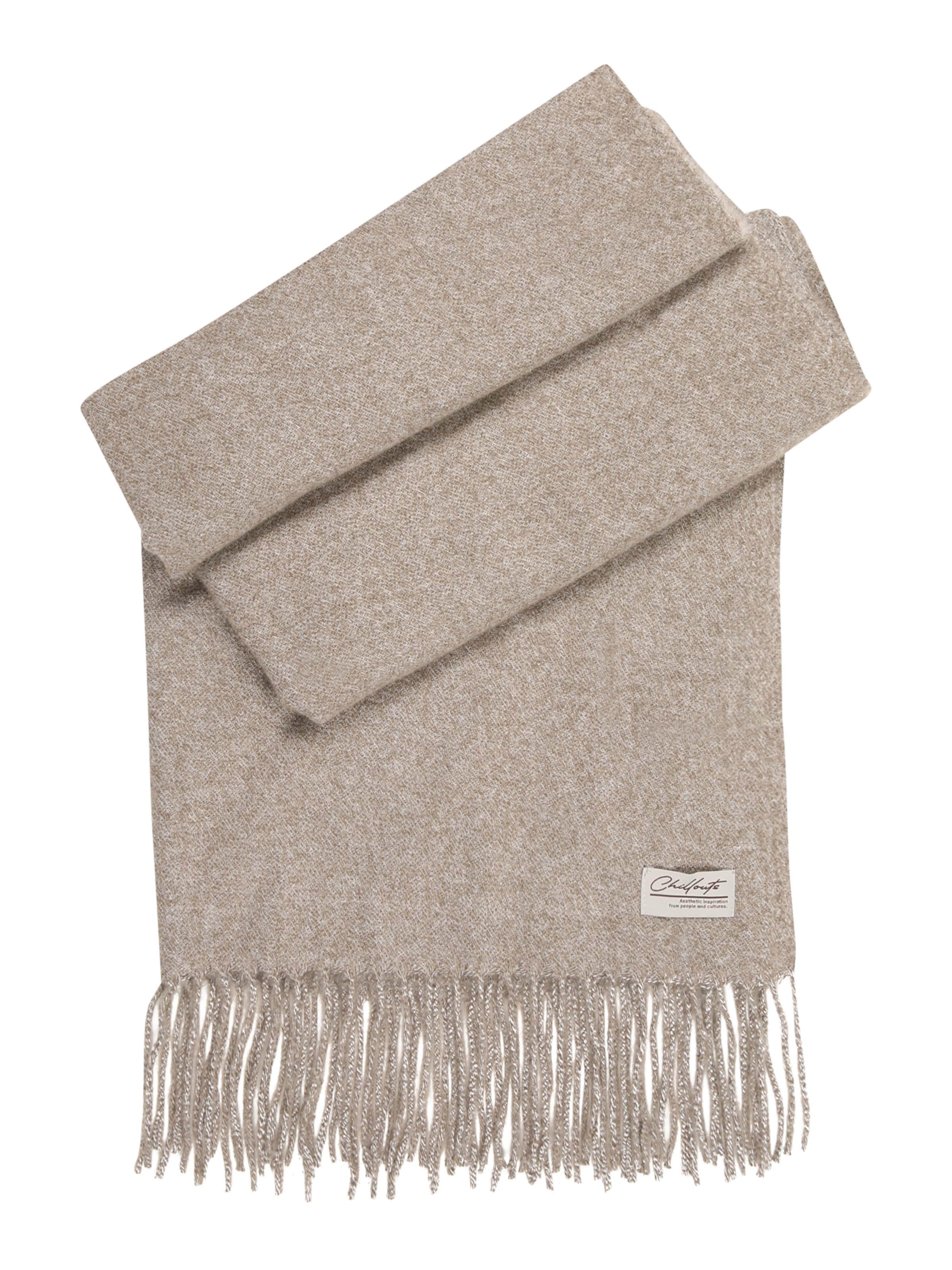 chillouts Шарф 'Gisa' в Бежевый: спереди